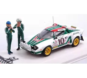 Lancia Lancia Stratos HF Alitalia #10 Winner Rally Monte Carlo 1979 (Night Version) + 2x Figure - 1:43 - IXO Models Lancia Lancia Stratos HF Alitalia #10 Winner Rally Monte Carlo 1979 (Night Version) + 2x Figure - 1:43 - IXO Models