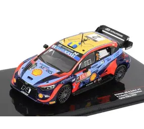 Hyundai Hyundai i20 N Rally 1 #2 Team Mobis 4th Rally Ypres 2022 - 1:43 - IXO Models Hyundai Hyundai i20 N Rally 1 #2 Team Mobis 4th Rally Ypres 2022 - 1:43 - IXO Models