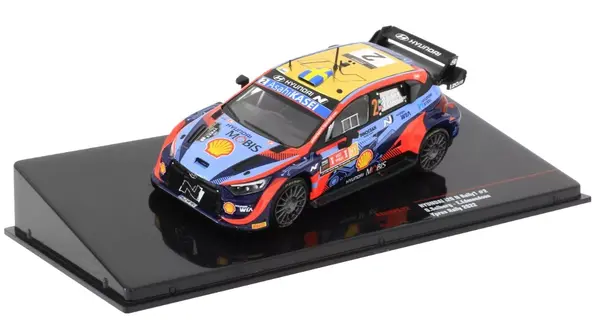 Hyundai Hyundai i20 N Rally 1 #2 Team Mobis 4th Rally Ypres 2022 - 1:43 - IXO Models Hyundai Hyundai i20 N Rally 1 #2 Team Mobis 4th Rally Ypres 2022 - 1:43 - IXO Models