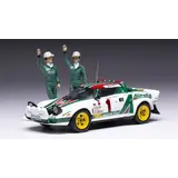 Lancia Lancia Stratos HF Alitalia #1Winner Rally Monte Carlo 1977 (Night Version) + 2x Figure - 1:43 - IXO Models Lancia Lancia Stratos HF Alitalia #1Winner Rally Monte Carlo 1977 (Night Version) + 2x Figure - 1:43 - IXO Models