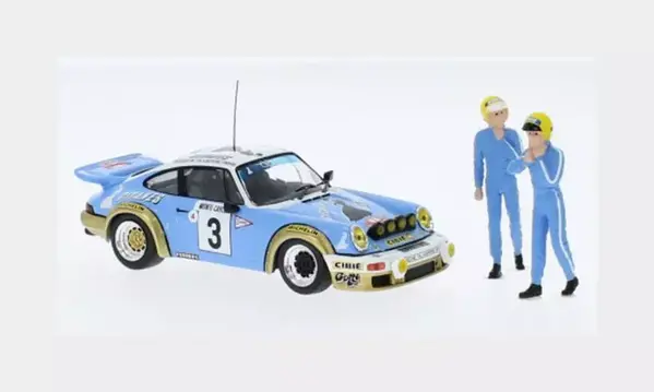 Porsche Porsche 911 Carrera RS #3 Gitanes Rally WM Winner Rally Monte Carlo 1978 + 2 Figure - 1:43 - IXO Models Porsche Porsche 911 Carrera RS #3 Gitanes Rally WM Winner Rally Monte Carlo 1978 + 2 Figure - 1:43 - IXO Models