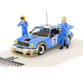 Porsche Porsche 911 Carrera RS #3 Gitanes Rally WM Winner Rally Monte Carlo 1978 + 2 Figure  - 1:43 - IXO Models Porsche Porsche 911 Carrera RS #3 Gitanes Rally WM Winner Rally Monte Carlo 1978 + 2 Figure  - 1:43 - IXO Models