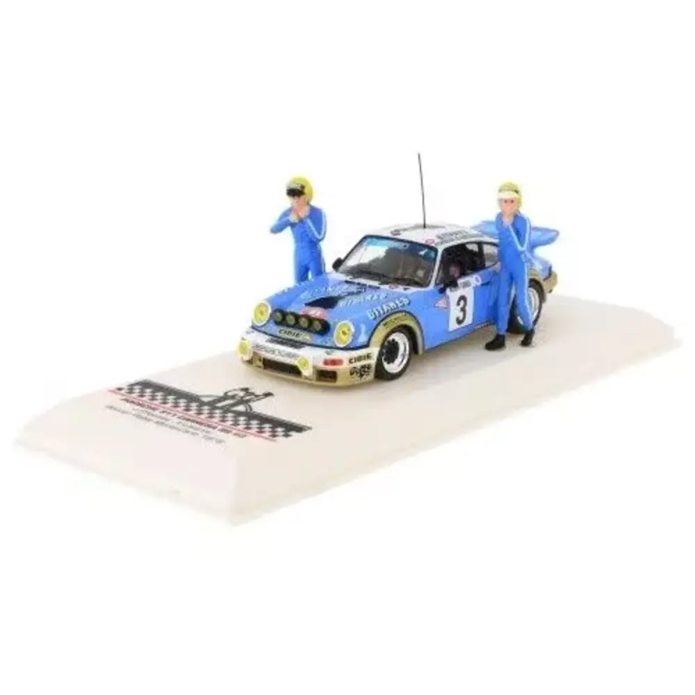Porsche Porsche 911 Carrera RS #3 Gitanes Rally WM Winner Rally Monte Carlo 1978 + 2 Figure - 1:43 - IXO Models Porsche Porsche 911 Carrera RS #3 Gitanes Rally WM Winner Rally Monte Carlo 1978 + 2 Figure - 1:43 - IXO Models