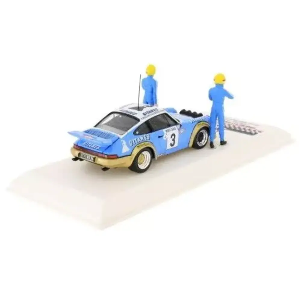 Porsche Porsche 911 Carrera RS #3 Gitanes Rally WM Winner Rally Monte Carlo 1978 + 2 Figure - 1:43 - IXO Models Porsche Porsche 911 Carrera RS #3 Gitanes Rally WM Winner Rally Monte Carlo 1978 + 2 Figure - 1:43 - IXO Models