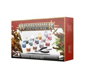 Games workshop Warhammer Age Of Sigmar: Paints + Tools Set - Games workshop