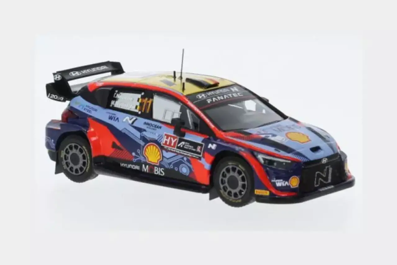 Hyundai Hyundai i20 N Rally 1 #11 Mobis Rally WM Winner Rally Acropolis  2022 - 1:43 - IXO Models Hyundai Hyundai i20 N Rally 1 #11 Mobis Rally WM Winner Rally Acropolis  2022 - 1:43 - IXO Models
