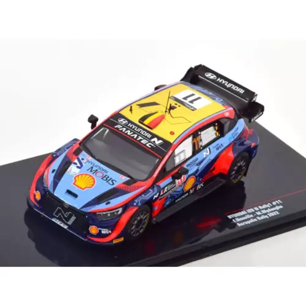 Hyundai Hyundai i20 N Rally 1 #11 Mobis Rally WM Winner Rally Acropolis  2022 - 1:43 - IXO Models Hyundai Hyundai i20 N Rally 1 #11 Mobis Rally WM Winner Rally Acropolis  2022 - 1:43 - IXO Models