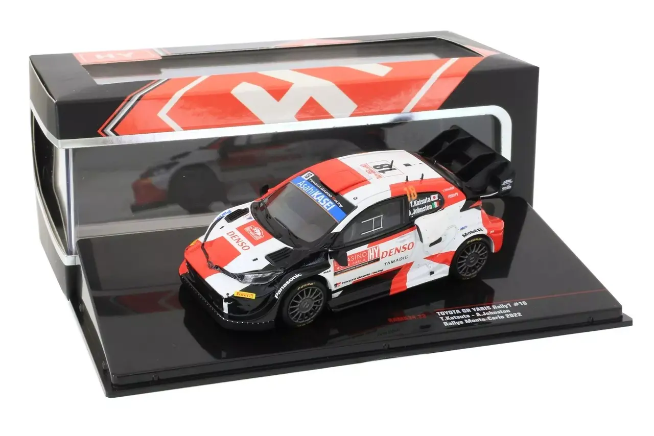 Toyota Toyota GR Yaris Rally 1 #18 Rally Monte Carlo 2022 - 1:43 - IXO Models Toyota Toyota GR Yaris Rally 1 #18 Rally Monte Carlo 2022 - 1:43 - IXO Models