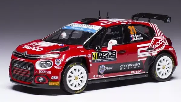 Citroen Citroen C3 Rally 2 #21 Rally Monte Carlo 2023 - 1:43 - IXO Models