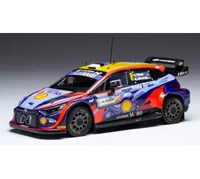 Hyundai Hyundai i20 N Rally 1 #8 Winner Rally Sardinia Italy 2022 - 1:43 - IXO Models Hyundai Hyundai i20 N Rally 1 #8 Winner Rally Sardinia Italy 2022 - 1:43 - IXO Models