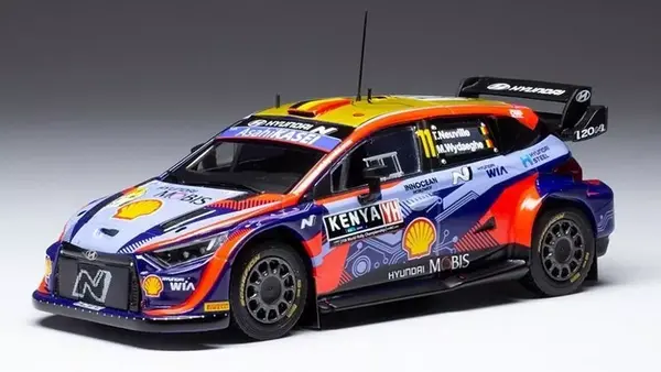 Hyundai Hyundai i20 N Rally 1 #11Rally WM Rally Safari Kenya 2022 - 1:43 - IXO Models Hyundai Hyundai i20 N Rally 1 #11Rally WM Rally Safari Kenya 2022 - 1:43 - IXO Models