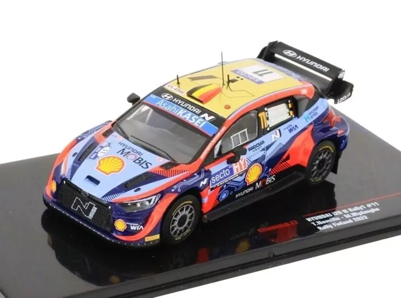 Hyundai Hyundai i20 N Rally 1 #11 Rally WM Rally Finland 2022 - 1:43 - IXO Models Hyundai Hyundai i20 N Rally 1 #11 Rally WM Rally Finland 2022 - 1:43 - IXO Models