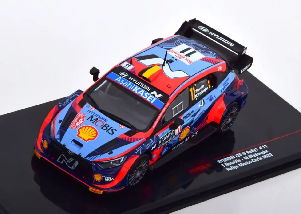 Hyundai Hyundai i20 N Rally 1 #11 Rally WM Rally Monte Carlo 2022 - 1:43 - IXO Models