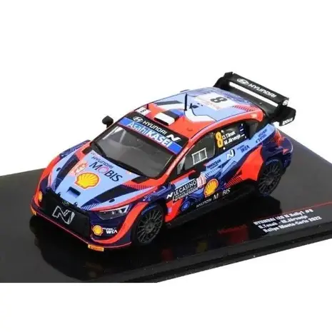 Hyundai Hyundai i20 N Rally 1 #8 Rally WM Rally Monte Carlo 2022 - 1:43 - IXO Models