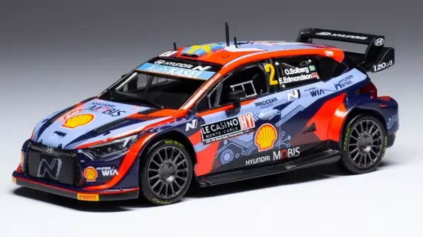 Hyundai Hyundai i20 N Rally 1 #2 Rally WM Rally Monte Carlo 2022 - 1:43 - IXO Models Hyundai Hyundai i20 N Rally 1 #2 Rally WM Rally Monte Carlo 2022 - 1:43 - IXO Models