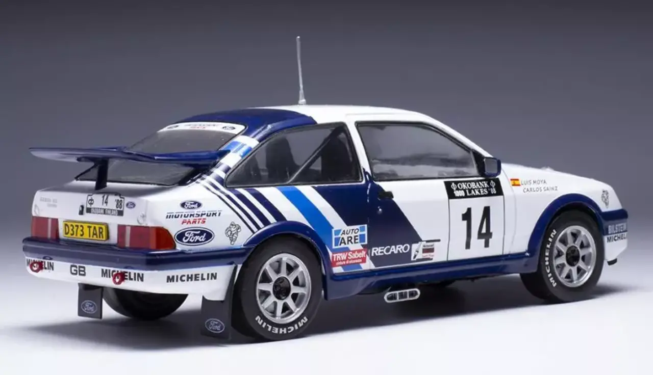 Ford Ford Sierra RS Cosworth #14 Rally WM Rally Finland 1000 Lakes 1988 - 1:24 - IXO Models Ford Ford Sierra RS Cosworth #14 Rally WM Rally Finland 1000 Lakes 1988 - 1:24 - IXO Models