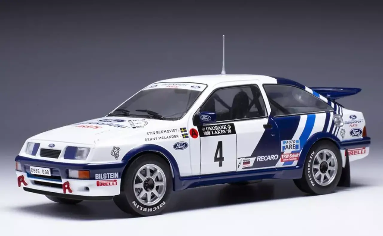 Ford Ford Sierra RS Cosworth #4 Rally WM Rally Finland 1000 Lakes 1988 - 1:24 - IXO Models