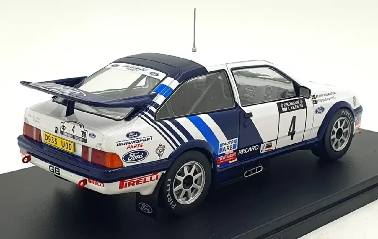 Ford Ford Sierra RS Cosworth #4 Rally WM Rally Finland 1000 Lakes 1988 - 1:24 - IXO Models