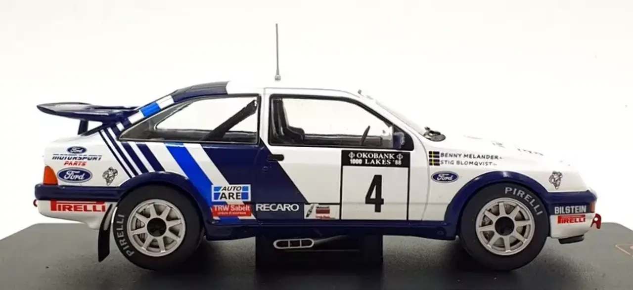 Ford Ford Sierra RS Cosworth #4 Rally WM Rally Finland 1000 Lakes 1988 - 1:24 - IXO Models