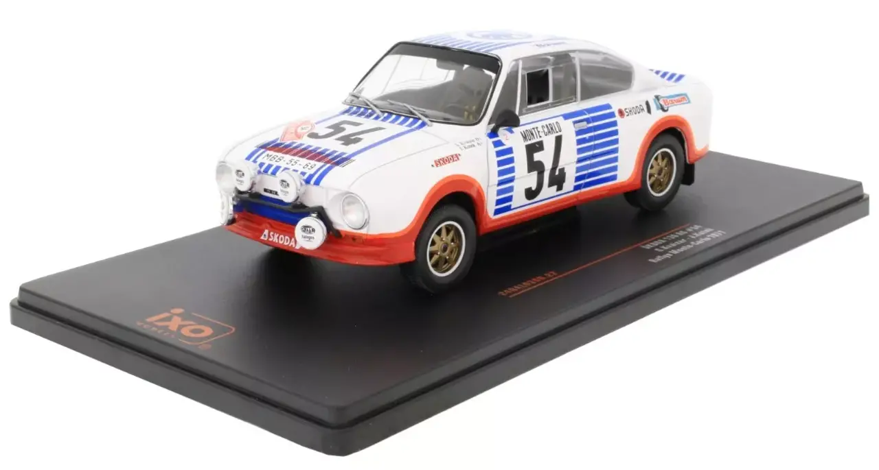 Skoda Skoda 130 RS #54 Rally WM Rally Monte Carlo 1977 - 1:24 - IXO Models Skoda Skoda 130 RS #54 Rally WM Rally Monte Carlo 1977 - 1:24 - IXO Models