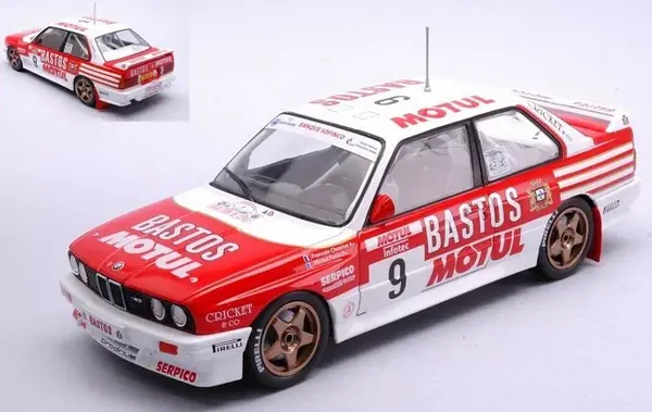 BMW BMW M3 (E30) #9 'Bastos' Rally WM Rally Tour de Corse 1988  - 1:24 - IXO Models
