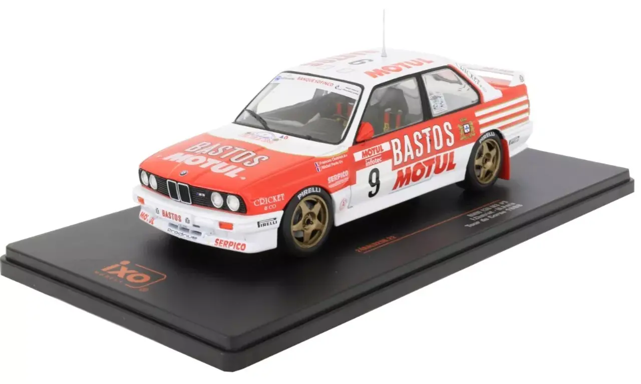 BMW BMW M3 (E30) #9 'Bastos' Rally WM Rally Tour de Corse 1988  - 1:24 - IXO Models
