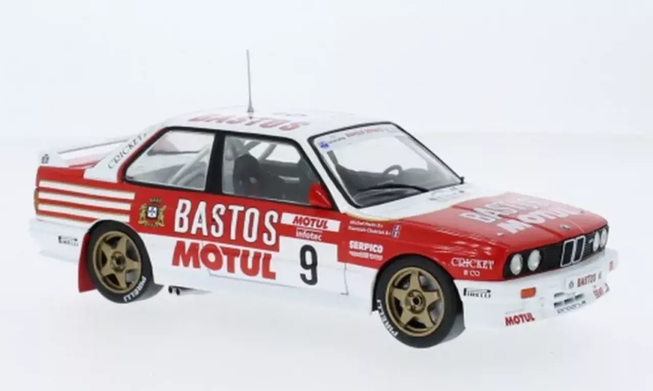 BMW BMW M3 (E30) #9 'Bastos' Rally WM Rally Tour de Corse 1988  - 1:24 - IXO Models