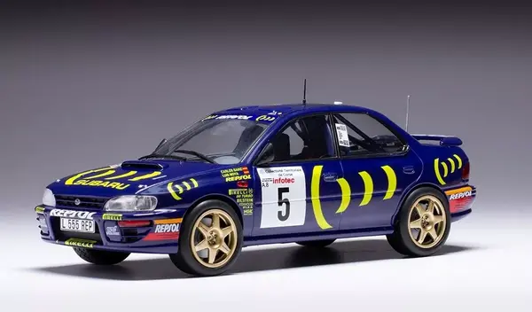 Subaru Subaru Impreza 555 #5 Rally WM Rally Tour de Corse 1995 - 1:24 - IXO Models