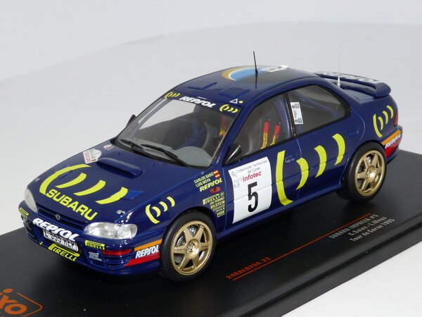 Subaru Subaru Impreza 555 #5 Rally WM Rally Tour de Corse 1995 - 1:24 - IXO Models