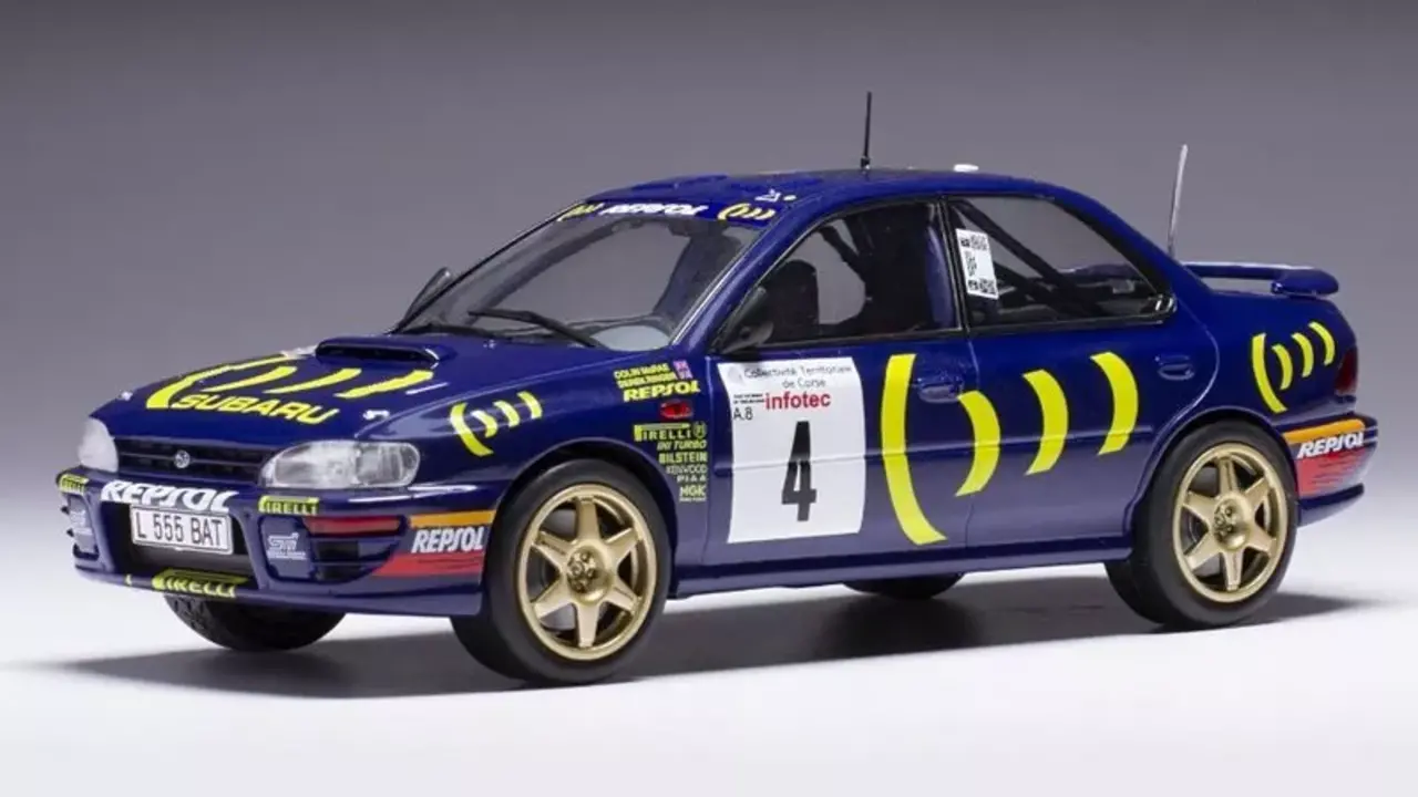 Subaru Subaru Impreza #4 Tour de Corse 1995 - 1:24 - IXO Models