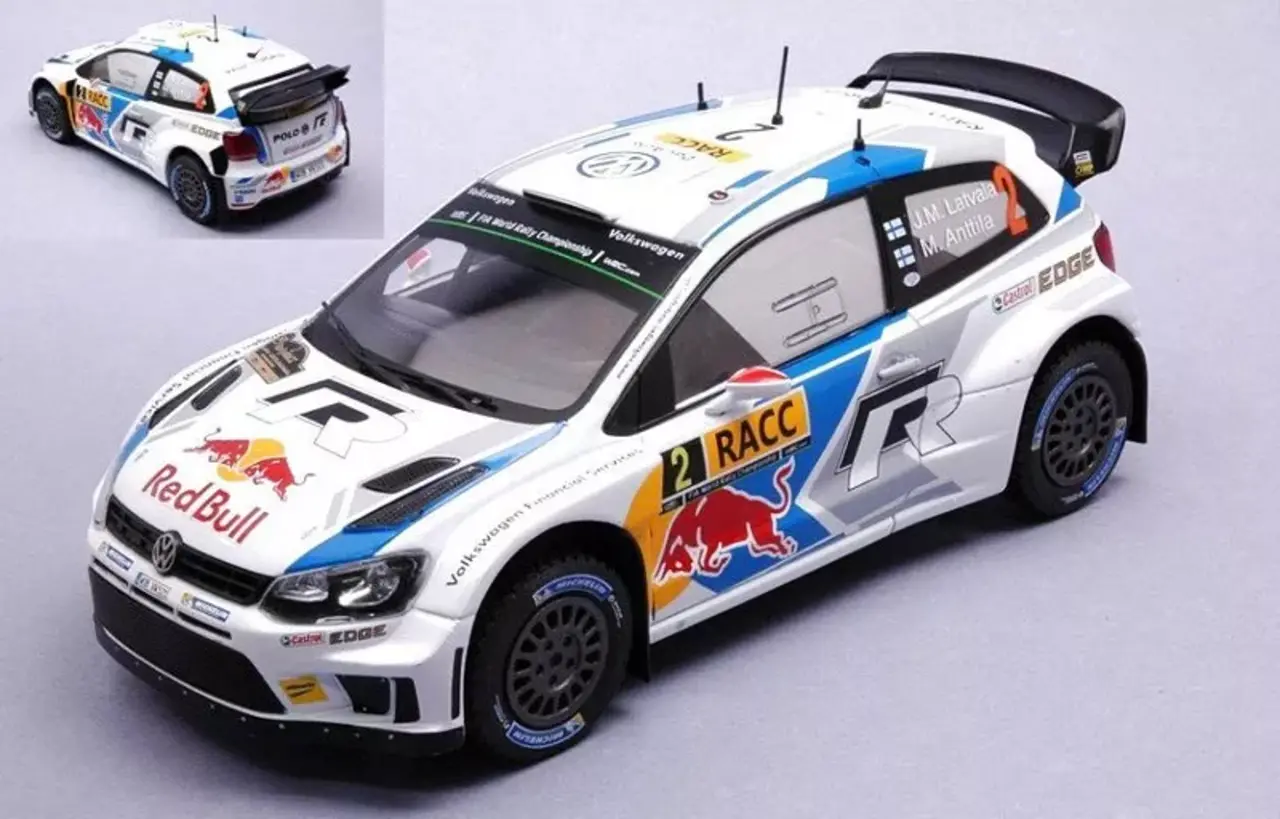 Volkswagen VW Polo R WRC #2 Red Bull Rally WM Rally Catalonia 2014  - 1:24 - IXO Models