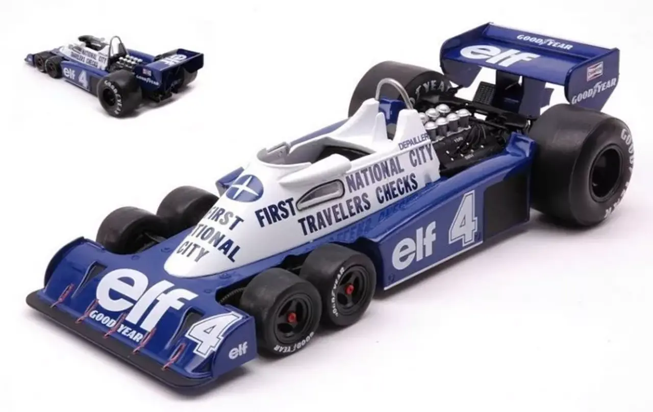 Formule 1 Tyrrell P34 Elf Ford #4 GP Belgium 1977 - 1:24 - IXO Models Formule 1 Tyrrell P34 Elf Ford #4 GP Belgium 1977 - 1:24 - IXO Models