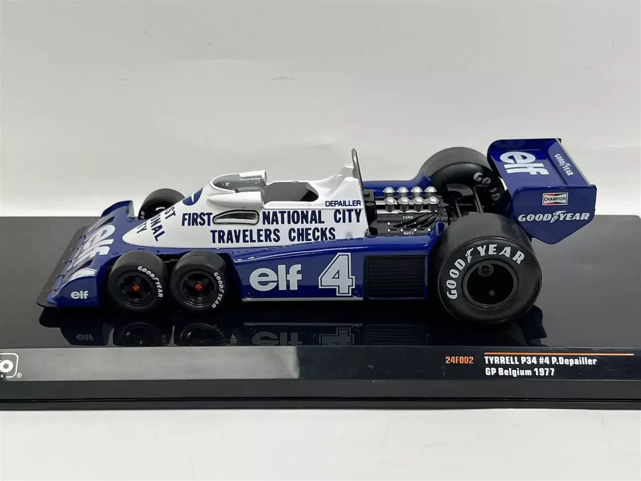 Formule 1 Tyrrell P34 Elf Ford #4 GP Belgium 1977 - 1:24 - IXO Models Formule 1 Tyrrell P34 Elf Ford #4 GP Belgium 1977 - 1:24 - IXO Models