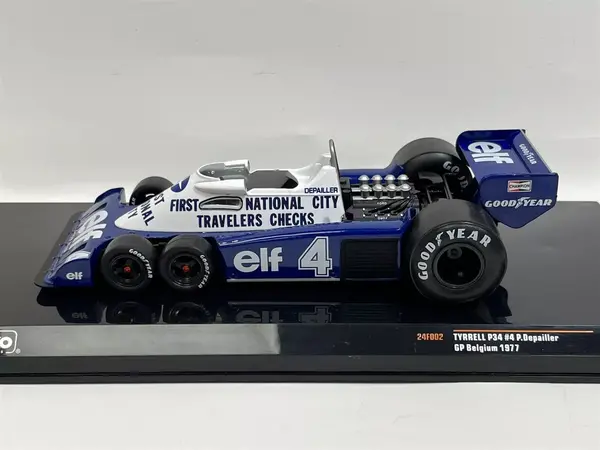 Formule 1 Tyrrell P34 Elf Ford #4 GP Belgium 1977 - 1:24 - IXO Models Formule 1 Tyrrell P34 Elf Ford #4 GP Belgium 1977 - 1:24 - IXO Models