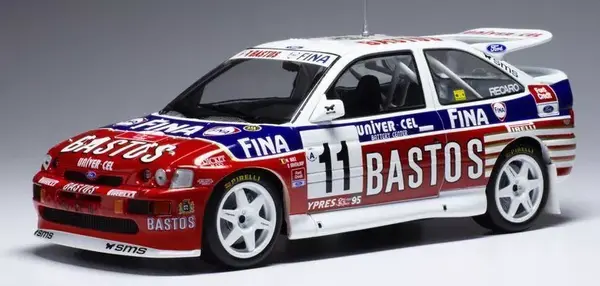 Ford Ford Escort RS Cosworth #11 'Bastos' 24H Ypres 1995 - 1:24 - IXO Models Ford Ford Escort RS Cosworth #11 'Bastos' 24H Ypres 1995 - 1:24 - IXO Models