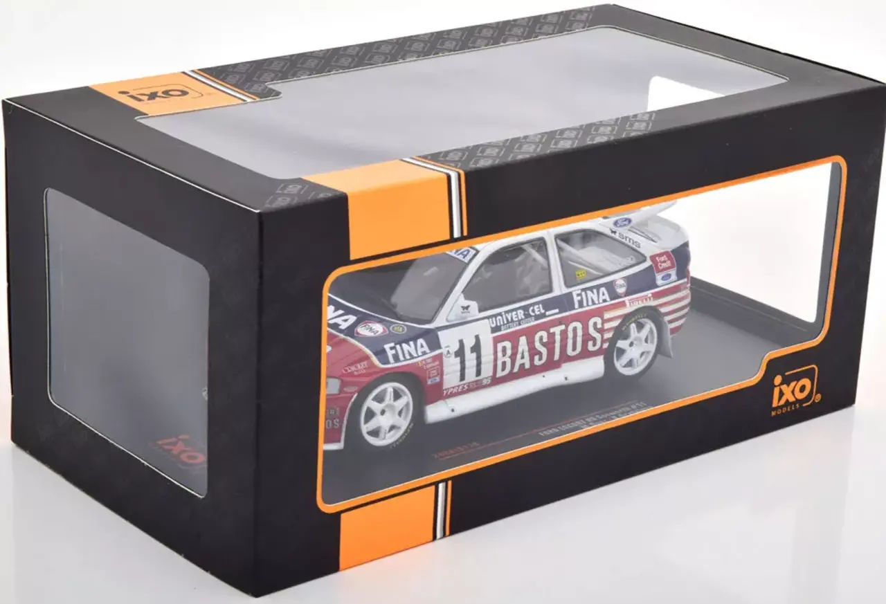 Ford Ford Escort RS Cosworth #11 'Bastos' 24H Ypres 1995 - 1:24 - IXO Models Ford Ford Escort RS Cosworth #11 'Bastos' 24H Ypres 1995 - 1:24 - IXO Models
