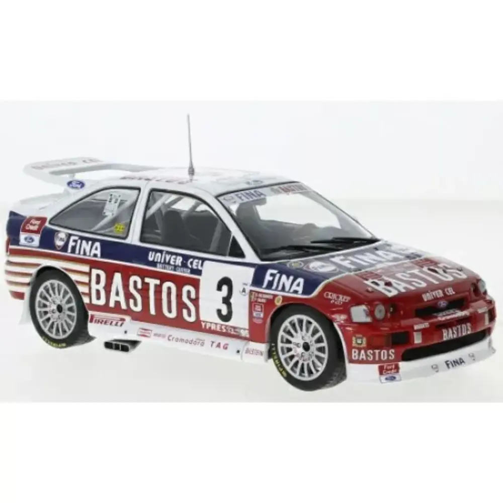 Ford Ford Escort RS Cosworth #3 'Bastos' 24H Ypres 1995 - 1:24 - IXO Models Ford Ford Escort RS Cosworth #3 'Bastos' 24H Ypres 1995 - 1:24 - IXO Models