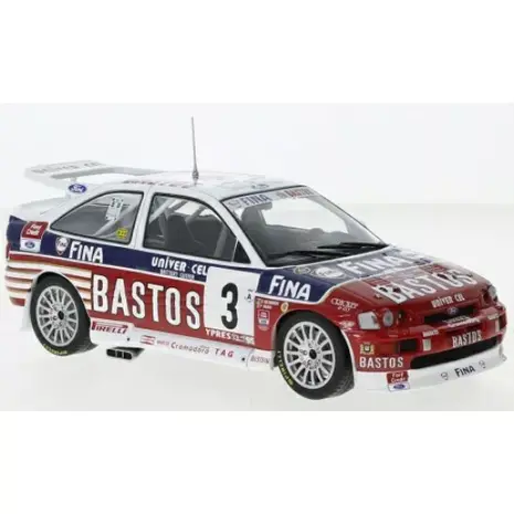 Ford Ford Escort RS Cosworth #3 'Bastos' 24H Ypres 1995 - 1:24 - IXO Models Ford Ford Escort RS Cosworth #3 'Bastos' 24H Ypres 1995 - 1:24 - IXO Models
