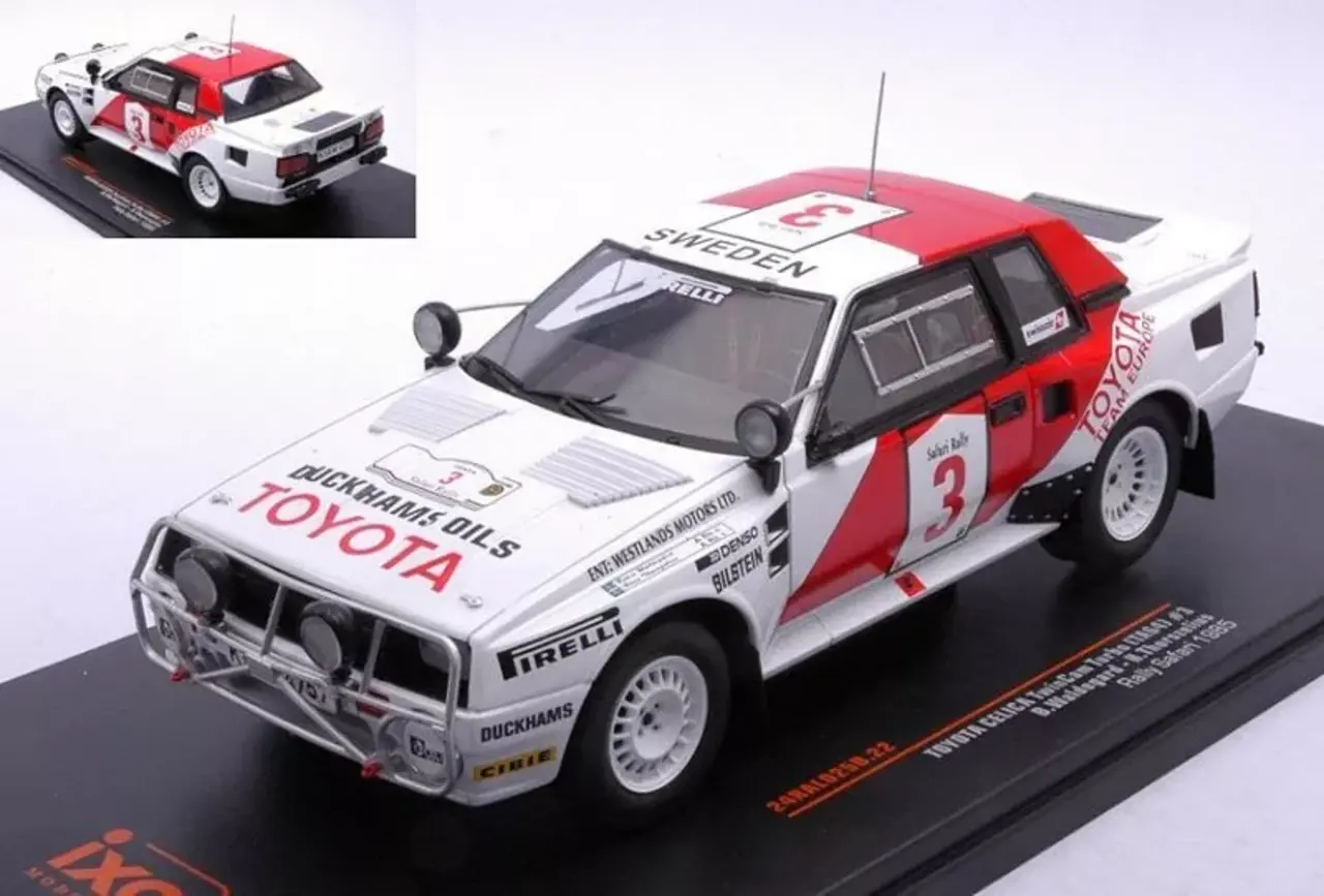 Toyota Toyota Celica TwinCam Turbo (TA64) #3 Rally WM Safari Rally 1985 - 1:24 - IXO Models