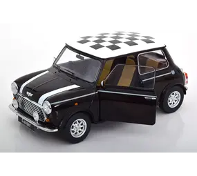 Mini Mini Cooper RHD  1992 + Chequered Flag - 1:12 - KK Scale Mini Mini Cooper RHD  1992 + Chequered Flag - 1:12 - KK Scale