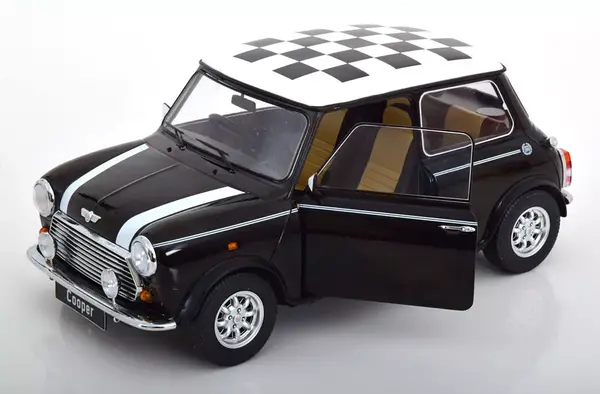 Mini Mini Cooper RHD  1992 + Chequered Flag - 1:12 - KK Scale