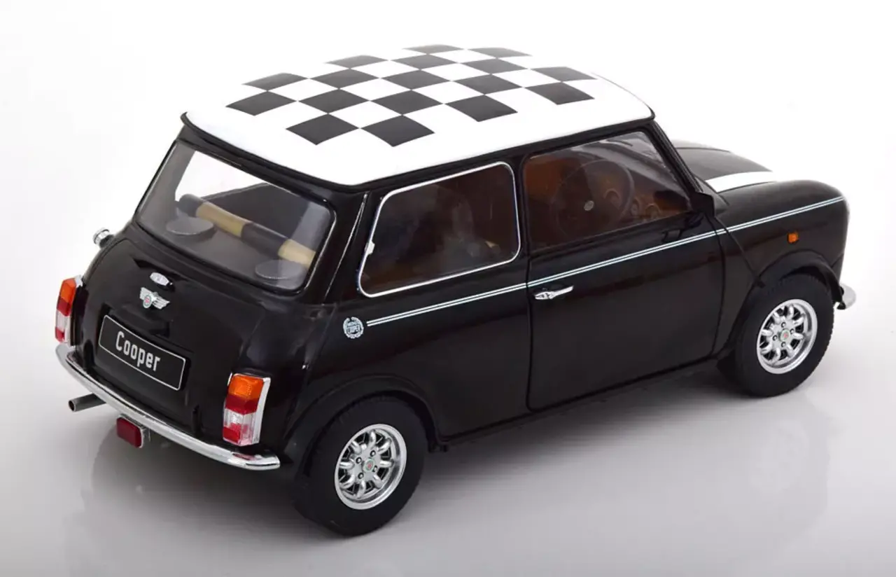 Mini Mini Cooper RHD  1992 + Chequered Flag - 1:12 - KK Scale