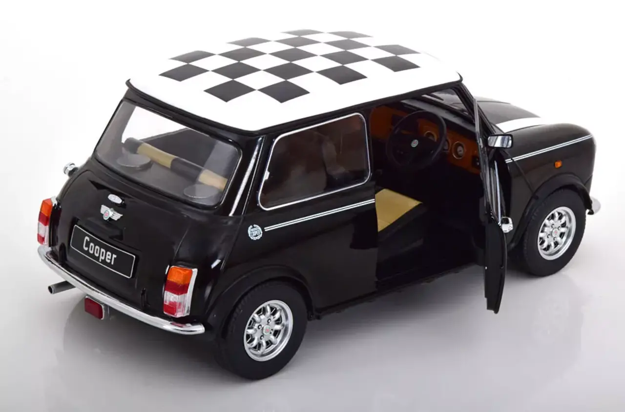 Mini Mini Cooper RHD  1992 + Chequered Flag - 1:12 - KK Scale