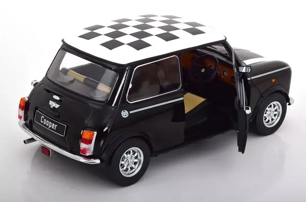 Mini Mini Cooper RHD  1992 + Chequered Flag - 1:12 - KK Scale
