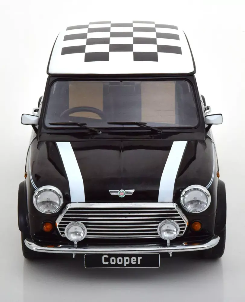 Mini Mini Cooper RHD  1992 + Chequered Flag - 1:12 - KK Scale