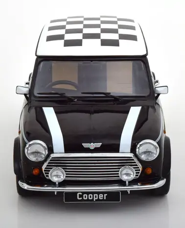 Mini Mini Cooper RHD  1992 + Chequered Flag - 1:12 - KK Scale