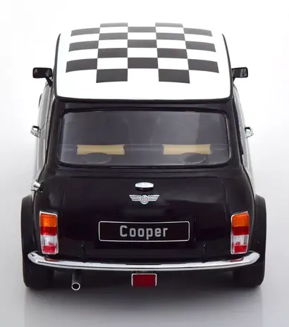 Mini Mini Cooper RHD  1992 + Chequered Flag - 1:12 - KK Scale Mini Mini Cooper RHD  1992 + Chequered Flag - 1:12 - KK Scale