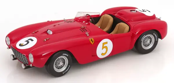 Ferrari Ferrari 375 Plus 5.0L V12 Spider Team Scuderia Ferrari #5 24H Le Mans 1954 - 1:18 - KK Scale Ferrari Ferrari 375 Plus 5.0L V12 Spider Team Scuderia Ferrari #5 24H Le Mans 1954 - 1:18 - KK Scale