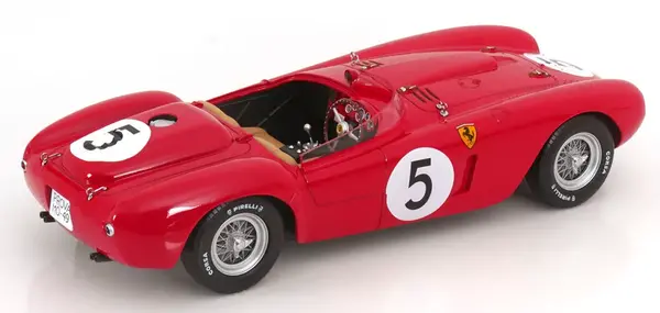 Ferrari Ferrari 375 Plus 5.0L V12 Spider Team Scuderia Ferrari #5 24H Le Mans 1954 - 1:18 - KK Scale Ferrari Ferrari 375 Plus 5.0L V12 Spider Team Scuderia Ferrari #5 24H Le Mans 1954 - 1:18 - KK Scale