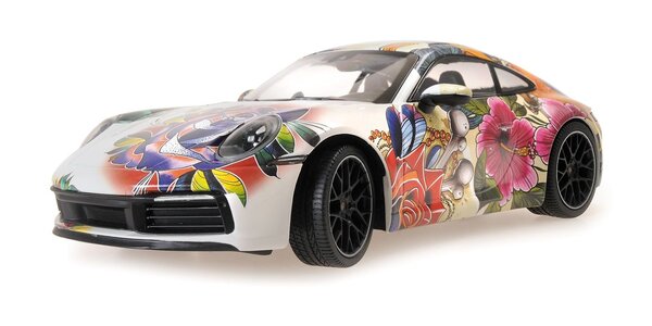 Porsche Porsche 911 Carrera 4S Flower Design 2019 - 1:18 - Minichamps